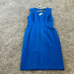 Beautiful NEW White House Black Market blue dress.